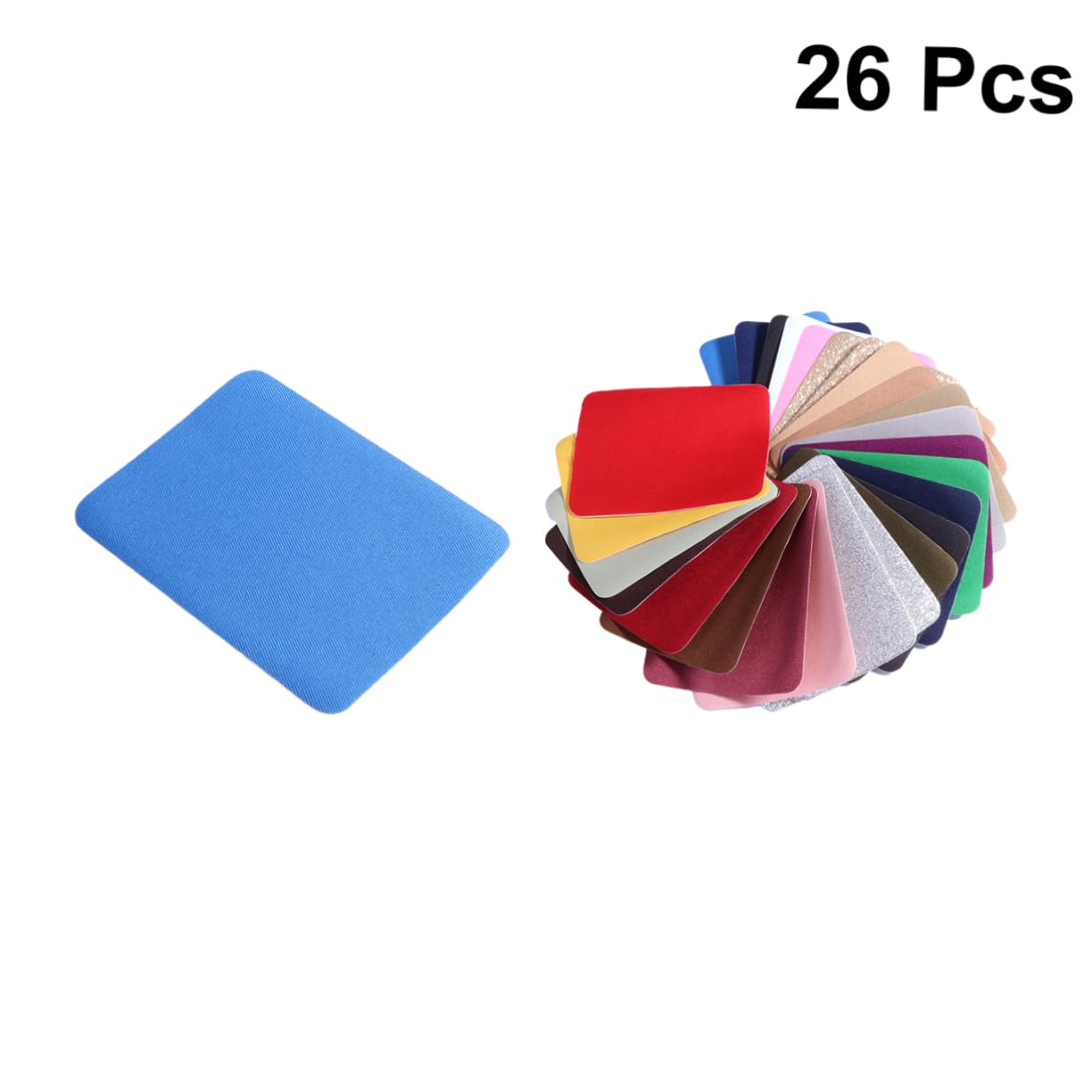 SHINEOFI 52pezzi Patches Per Abbigliamento Adesivi Per Jeans e Accessori Punti Di Ricamo Colorati Casual Colori Misti