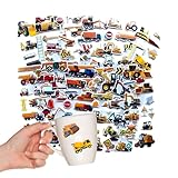 Large gamme d'applications : les autocollants de voiture-pelle peuvent être collés sur des livres, des jouets, des murs, des tables, des ordinateurs ou partout où vous le souhaitez. Ils offrent aux enfants un plaisir illimité, les aident à acquérir des connaissances et stimulent la créativité et l'imagination tout en jouant.