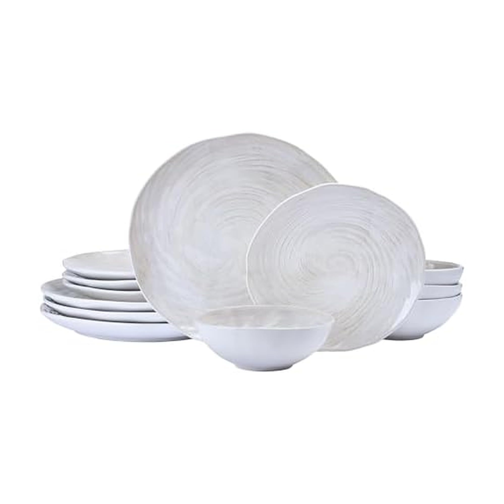 Amazon.com | Mikasa Harley 12 Piece Stoneware Hand-Crafted