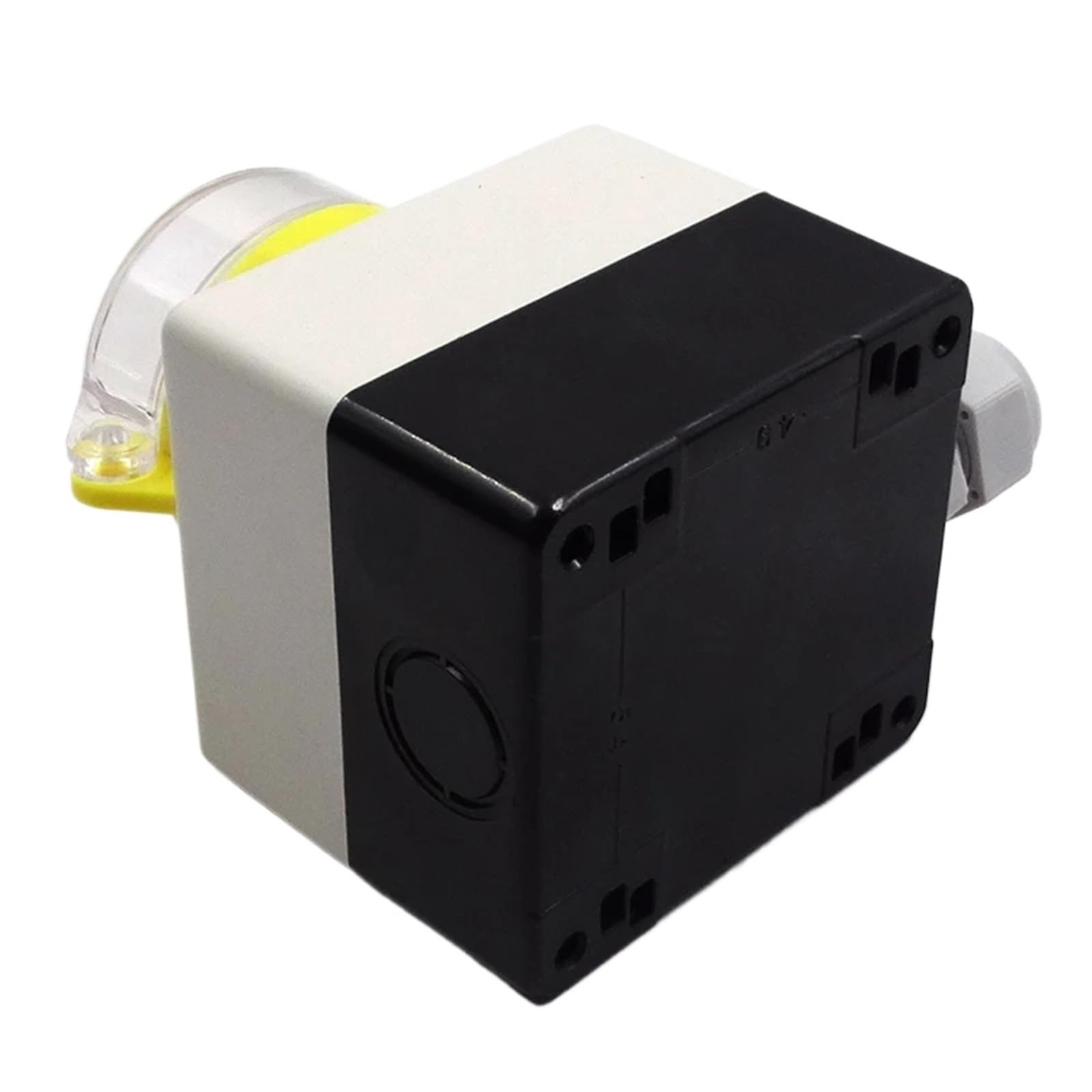 1 Uds. Interruptor de botón de parada de emergencia de 22mm con caja protectora protectora 1NO1NC 2NC(1NO1NC)