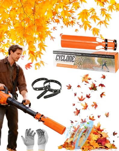 Cyclone2X Snow Blower Attachment, by Venturi Effect for Enhanced Airflow Dynamics, Reduced Back Pressure, More Focused Control, Ultra-Powerful, Quickly Clear Snow, for Small Snow Blowers