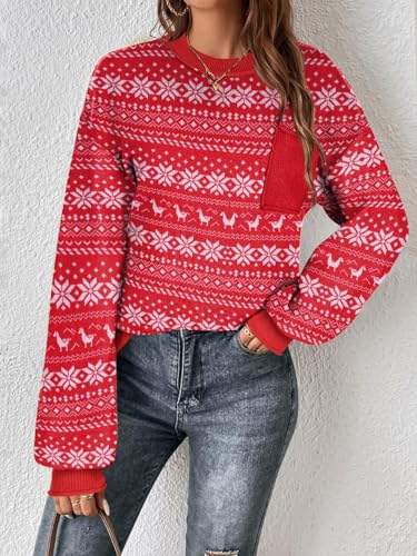 Image of Zeagoo Sweaters for Women 2025 Trendy Fall Fashion Oversized Lantern Long Sleeve Knitted Pullover Tops Outfits