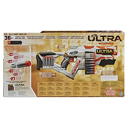 NERF Hasbro E6596EU4 Ultra One Motorized Blaster – Weiterentwickeltes Design, Trommelmagazin mit hoher Kapazität & Elite… – Bild 5