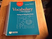 Vocabulary for Making Meaning Teacher's Manual Grade 2 1598928236 Book Cover