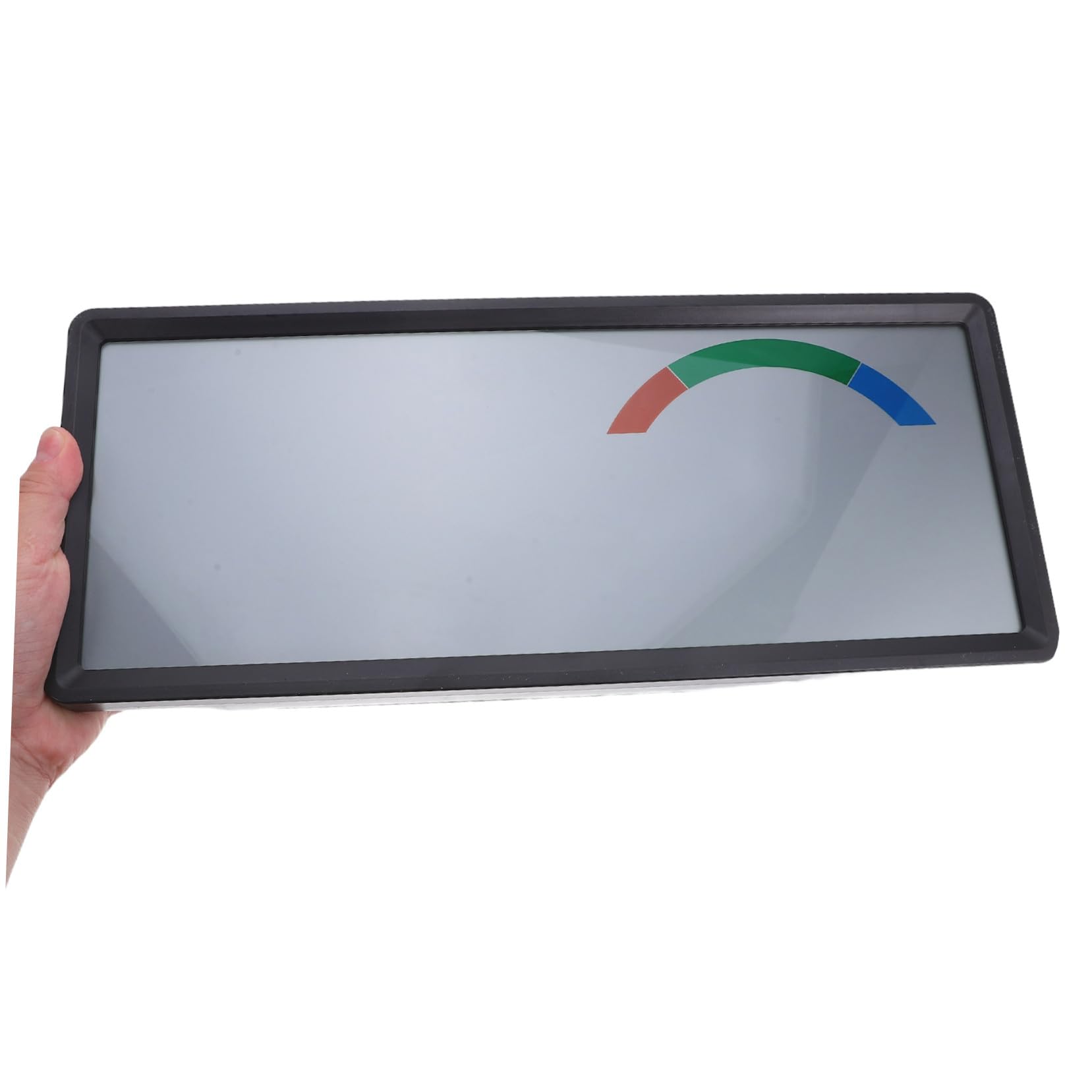 ULTECHNOVO Große Digitale LCD Wanduhr mit Alarm und Feuchtigkeitsmessgerät | Schwarzes Abs Gehäuse, 4 Aa Batterien, für Schlafzimmer und Büro, Klare Anzeige für Senioren