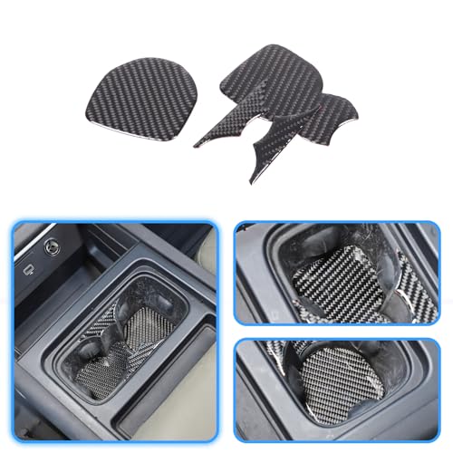 Soft 3D Real Carbon Fiber Portavasos para Land Rover Defender miniatura 7