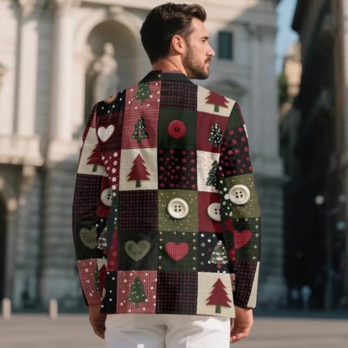 XYZCANDO Mens Suit Jacket Long-Sleeve Notched Lapel Sport Coats for Men Classic One Button Blazer Menfor Prom,Party,Dinner3