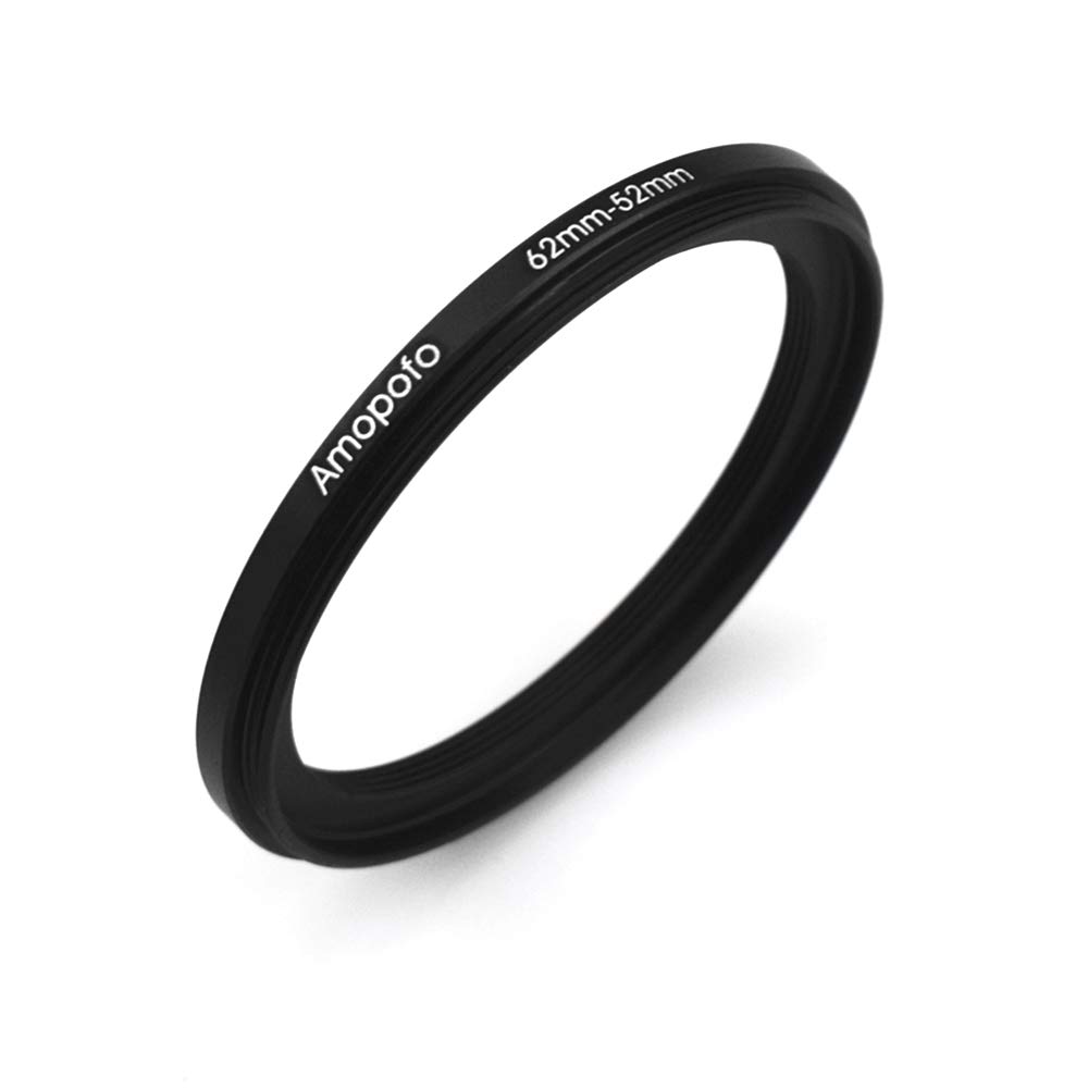 Bague de filtres de 62 mm à 52 mm pour appareils photo UV, ND, CPL, compatible avec tous les objectifs d'appareil photo de 62 mm et accessoires de 52 mm