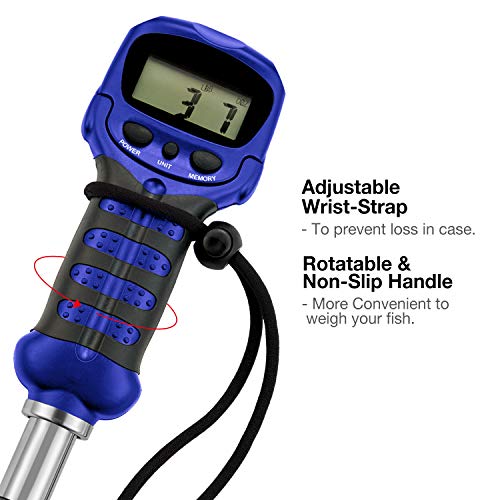 Image of Piscifun Fish Gripper with Digital Scale, 60LB Stainless Steel