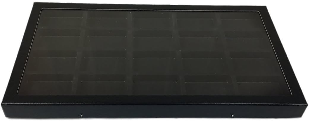 20 Compartment Riker Display Case for Collector Lighters / Jewelry / Collectibles & More