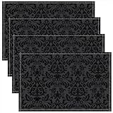 Design : Le bord des sets de table est net et exquis dans le coin, simple et beau. Le set de table à la mode sera une décoration parfaite et une qualité de vie pour votre maison, votre salle à manger, votre cuisine, votre hôtel et votre bureau d'affaires.