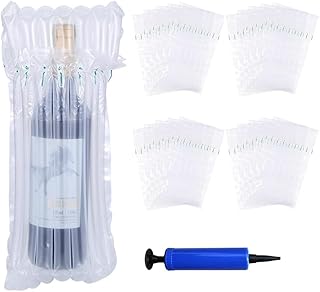 20 unidades, embalaje de botella, embalaje de vino, bolsa de burbujas, bolsas inflables, botella de aire, transporte de vino, protección para botellas de vino, bolsas de vino para viajes, columna de