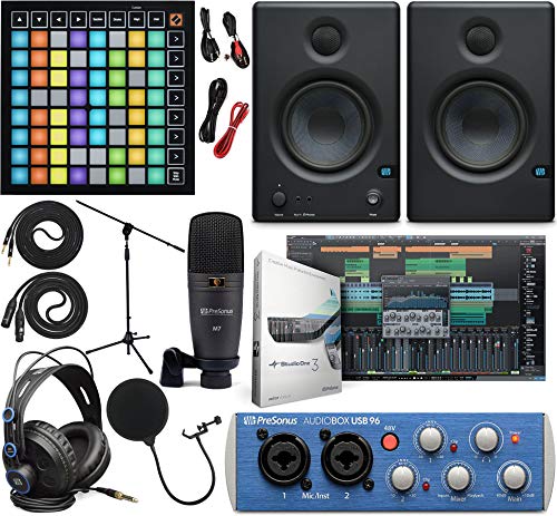 PreSonus AudioBox 96 I[fBIC^[tF[X tX^WILbg Studio OneA[eBXg\tgEFApbNt Novation Launchpad Mini MK3 64-Pad MIDIObhRg[[ Able