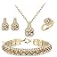 Gold Plated Champagne Cubic Zirconia