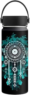 MightySkins Skin Compatible with Hydro Flask 18 oz. Wide Mouth - Geo Dream Catcher | Protective, Durable, and Unique Vinyl Decal wrap Cover | Easy to Apply, Remove | Made in The USA