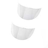 HTTMT MT325-020-CD Chrome Turn Signal Visors Compatible with Harley 86-92 FXRT 86-90 FLST 88-Later FLSTC 94-Later FLHR