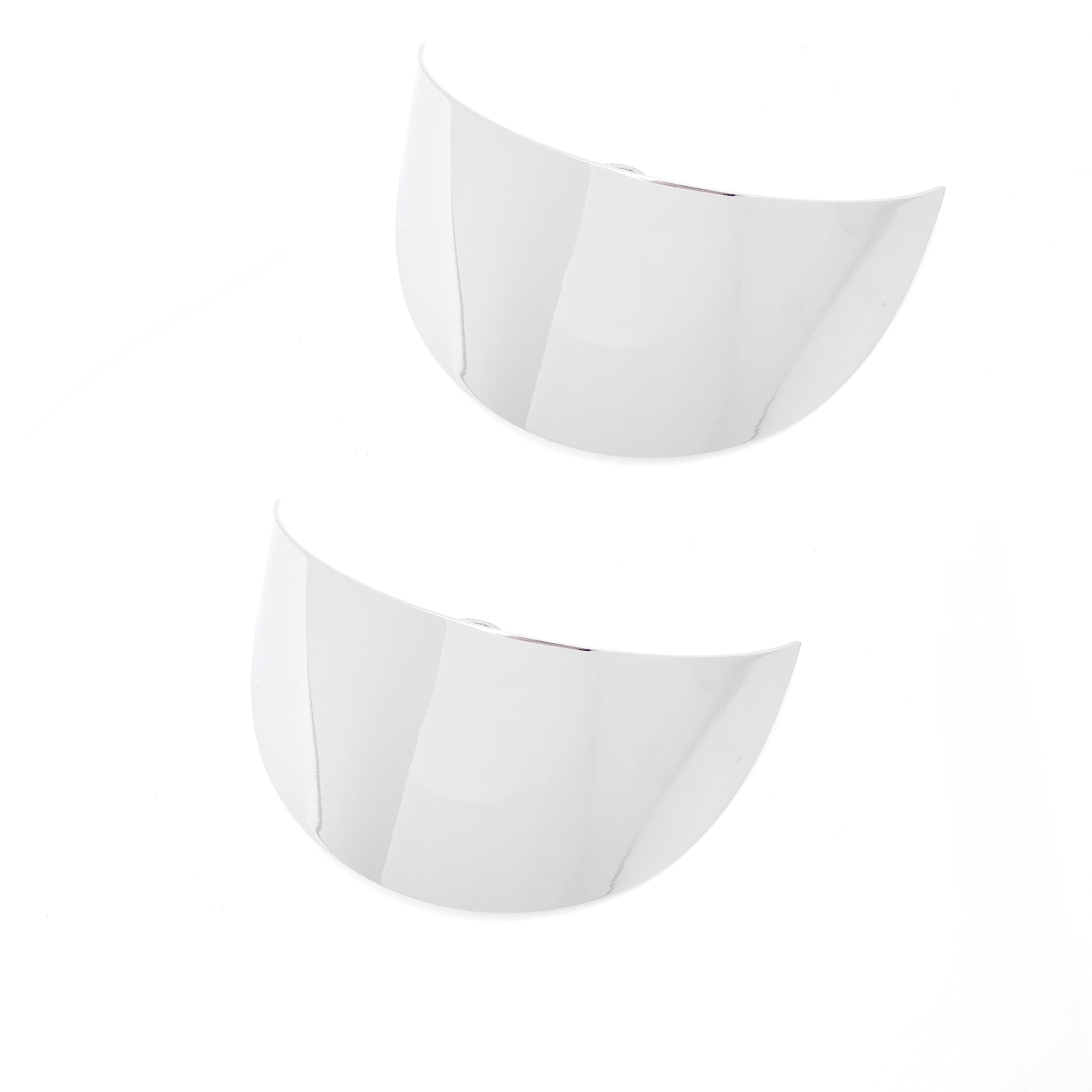 HTTMT MT325-020-CD Chrome Turn Signal Visors Compatible with Harley 86-92 FXRT 86-90 FLST 88-Later FLSTC 94-Later FLHR