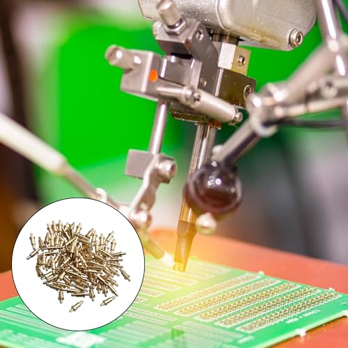 Image of Golden Plating Copper Spring Pogo Pins Probes Replacement for POGOPIN Pack of 100