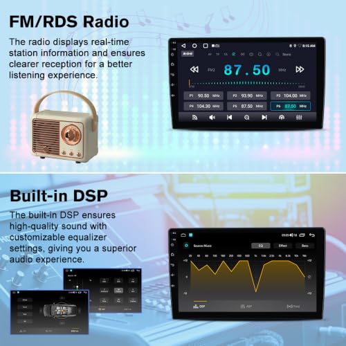 AWESAFE 5G WiFi Car Radio