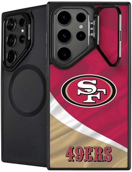 Skinit Kickstand Phone Case Compatible with Galaxy S24 Ultra - Officially Licensed NFL San Francisco 49ers Design