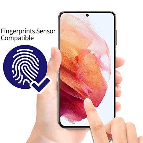 Image of TempGlow Screen Protector for Samsung Galaxy S22 Plus 5G | S22+ 5G (Black) Tempered Glass Edge-to-Edge 6D Screen Guard With Installation Kit