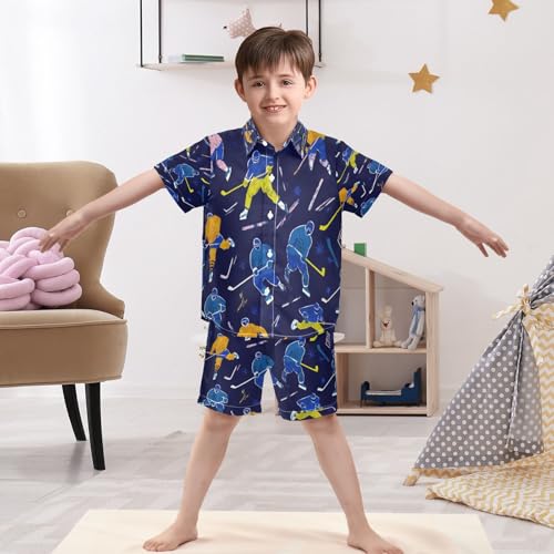 Image of Boccsty Ice Cream Drip Boy Summer Shorts Sets Hawaiian Toddler Boys T-Shirt & Pants 2 Pcs 3T-10T