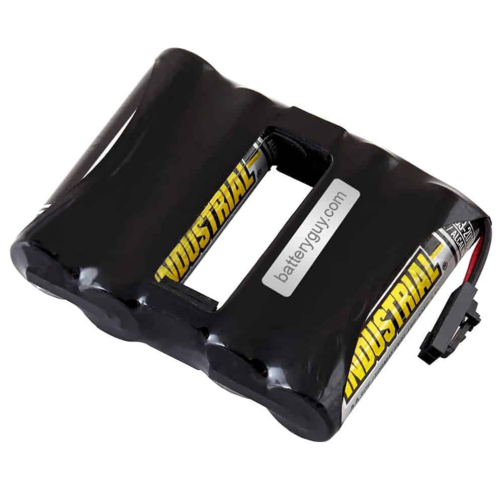 BatteryGuy BG-DL2 Door Lock 6 Volt 2450mAh Alkaline Battery - Replaces System 5000, DL-02, SL2500, HTL1