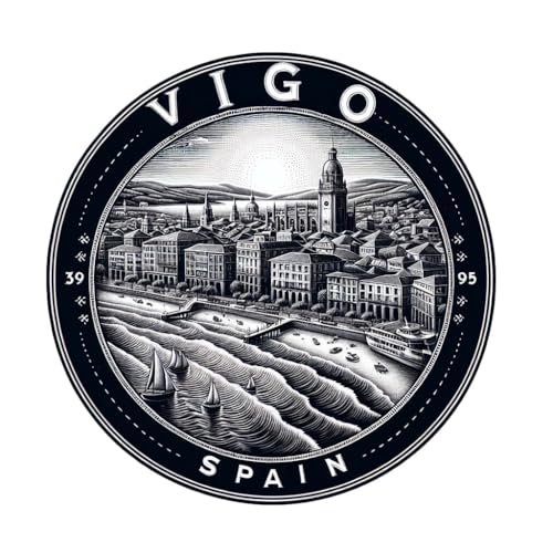 Imán decorativo Vigo Spain 4 pulgadas miniatura 1