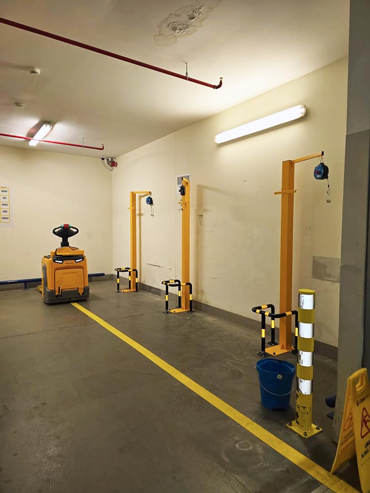 Einziehbarer Federzug TECNA LIGHT.4 – Tragkraft 2–4 kg, 2500 mm Seillänge – Mini Werkzeugaufhängung für Druckluftwerkzeuge – Federzug Balancer für pneumatische Werkzeuge & Feinarbeiten