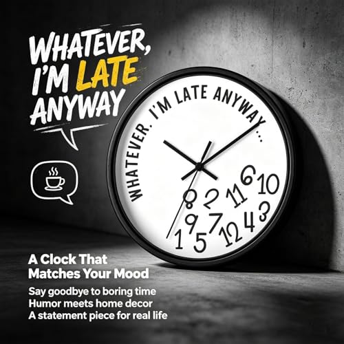 Reloj de pared digital silencioso decorativo de madera 12in miniatura 2