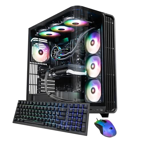 Image of iBUYPOWER Trace Gaming PC Desktop Computer AMD Ryzen 7 9800X3D CPU, NVIDIA GeForce RTX 5070Ti 16GB GPU, 32GB DDR5 5200MHz RAM, 2TB NVMe SSD, Windows 11 Home, Gamer Keyboard and Mouse - TBA7N57T01