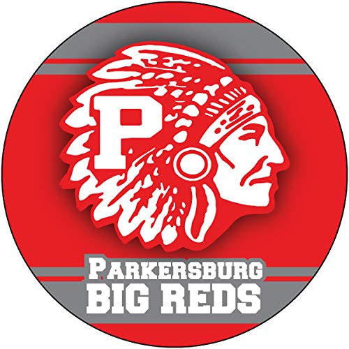 R and R Imports, Inc Parkersburg High School Big Reds Indian West Virginia Sports Team 4 Inch Round Car Fridge Magnet
