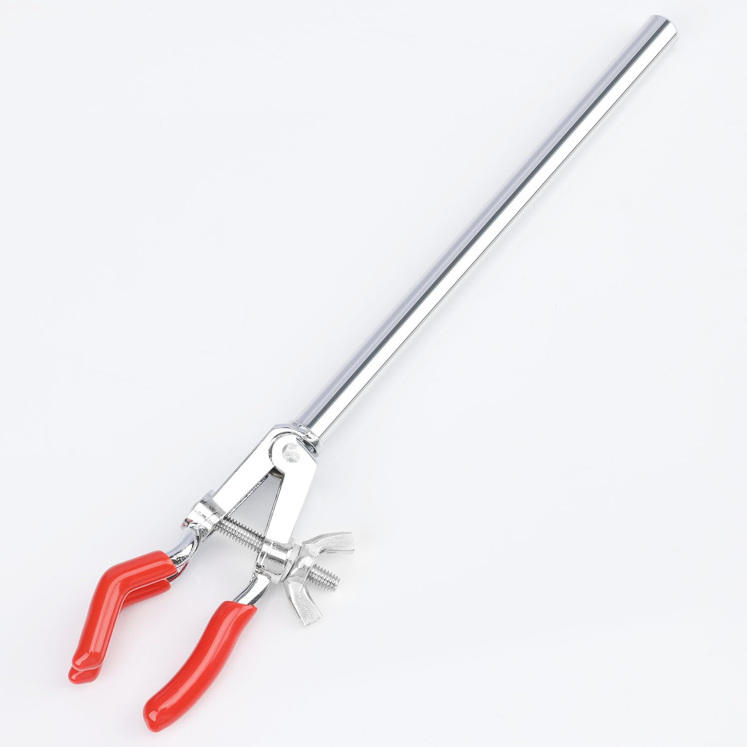 stonylab Petite Pince à 3 Branches Réglable, Pince Solide Style Doigt Polyvalente Pivotante pour Extension de Laboratoire, Accessoire de Laboratoire
