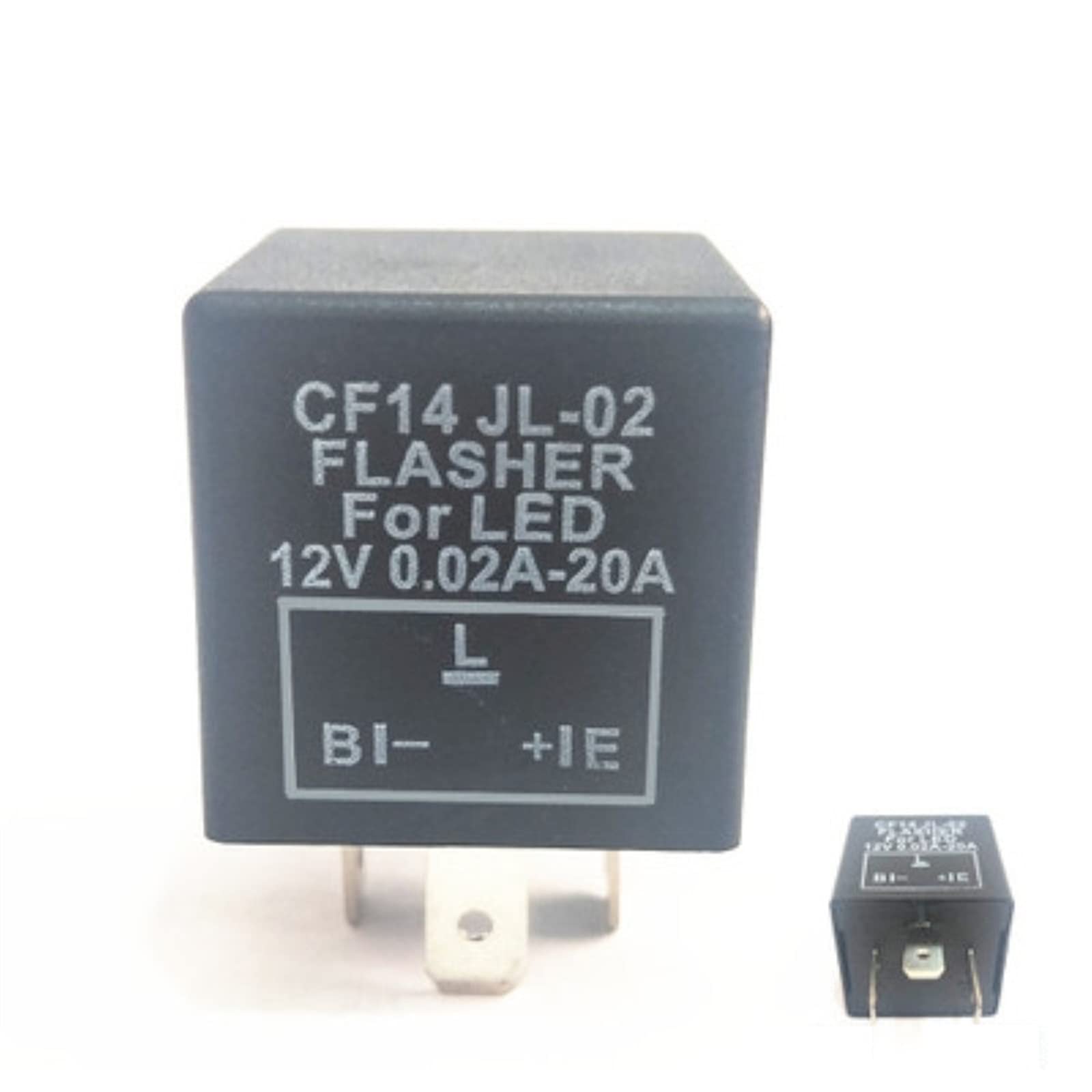 QAZXSEMUI 10PCS CF14 JL Flasher Relay Automobile and Motorcycle 3PIN LED Electronic Flash 12V 10A