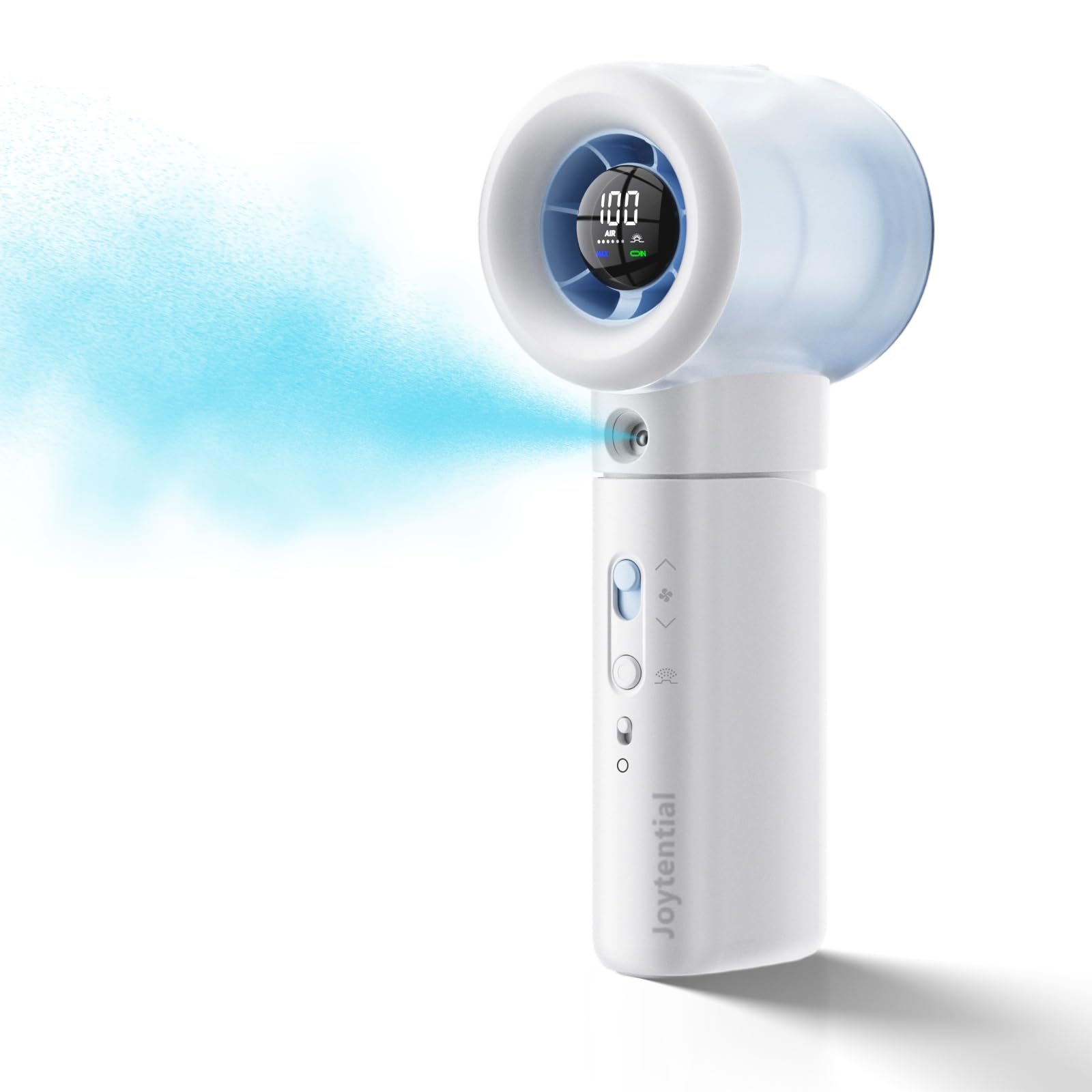 Ventilador potente de mano contra olas de calor aire libre y transporte urbano