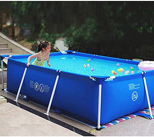 FINFFON Pools for Gärten Große Schwimmbad mit Stahlrahmen Floats oberirdisch for Kinder und Erwachsene Kostenlose… – Bild 4