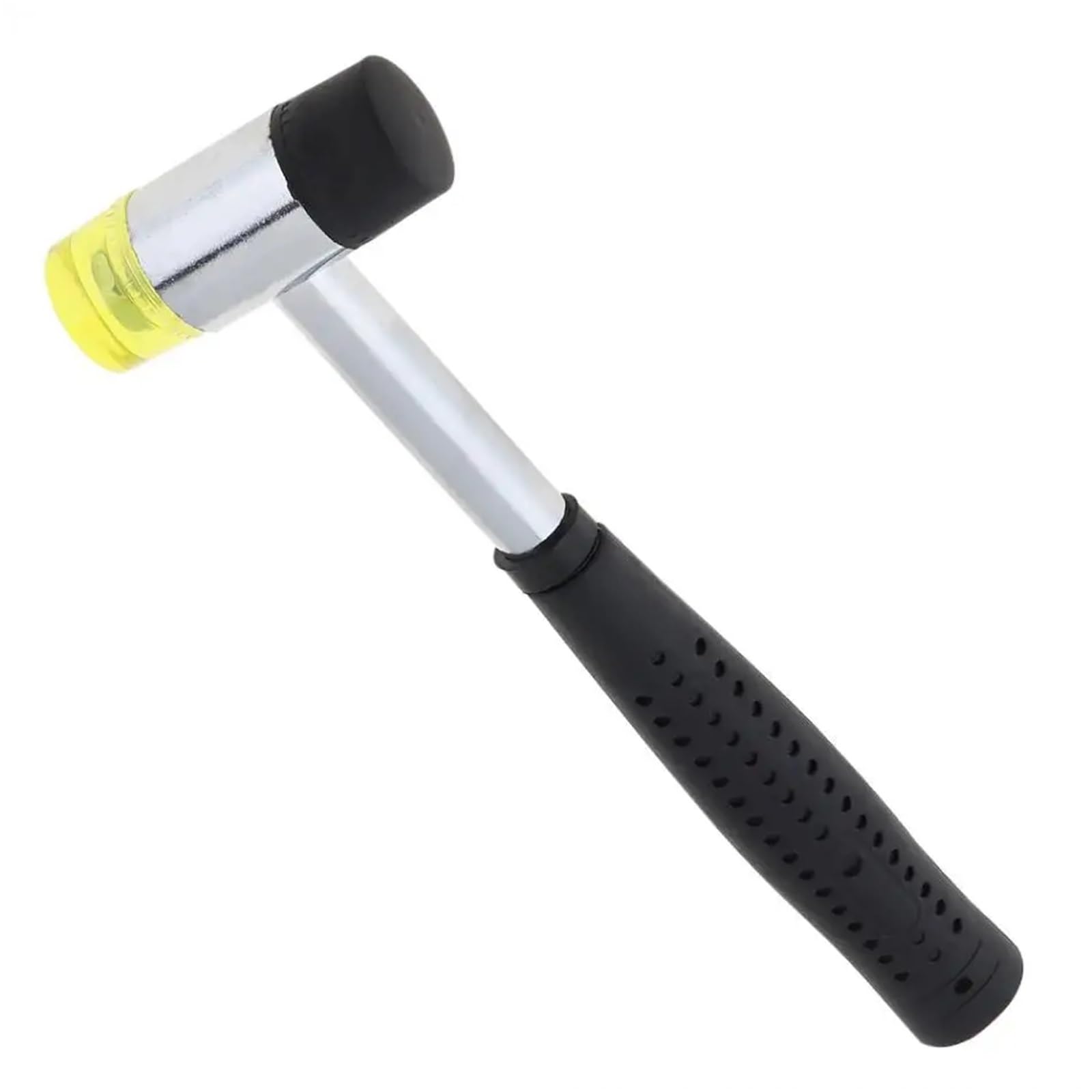 Mazo de goma y plástico, Martillo de goma, 3 uds., cabeza nailon doble cara for albañilería losas joyería
