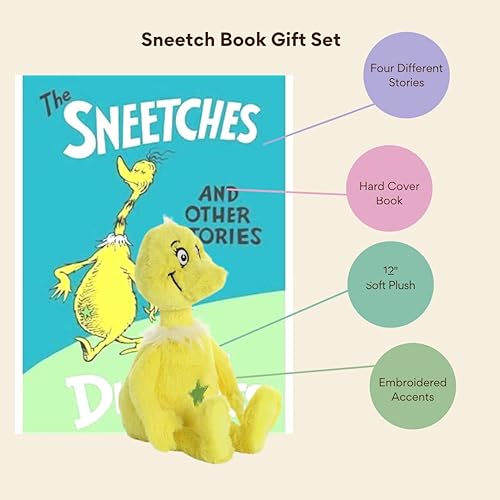 Miniatura 2 de Aurora Dr. Seuss - Colección de set de regalo (Los estornudos) – Libro de peluche de 12 pulgadas para el vientre y tapa dura – 4 historias clásicas