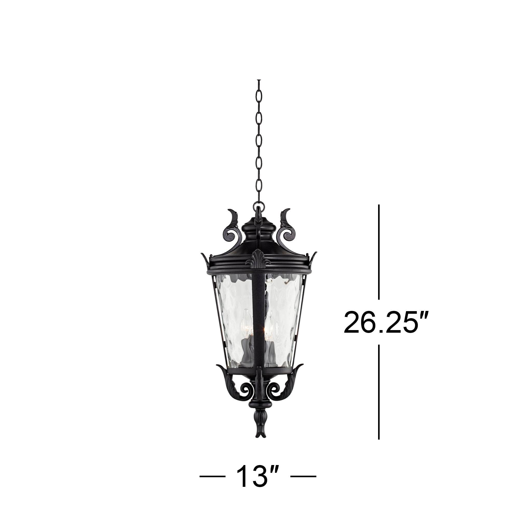 John Timberland Casa Marseille European Outdoor Ceiling Light