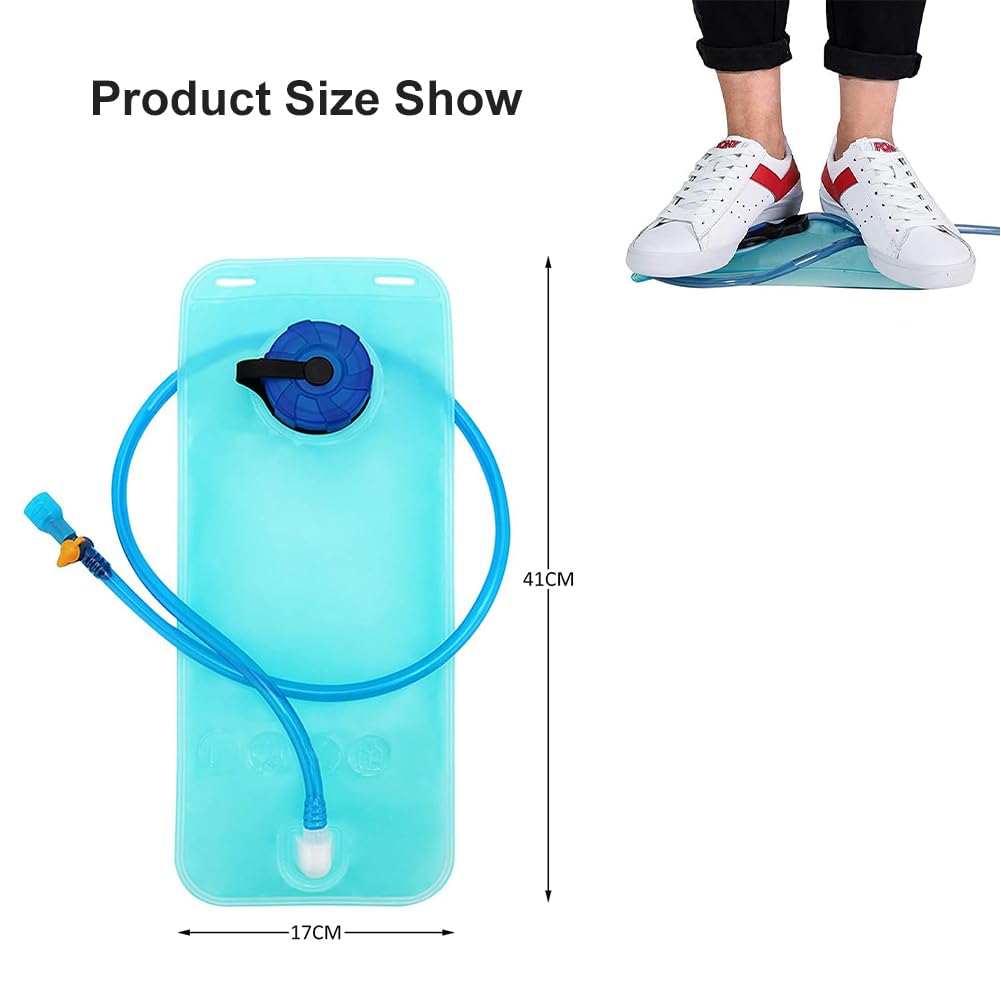 Rakiuty 2L Sacca Acqua per Zaino,Sacca Idratazione,für Outdoor Sport