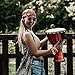 HUIANER African Nut Shell Hand Bell Bracelet Tribal Style Handbell Drum Percussion Accessories Hand Chain