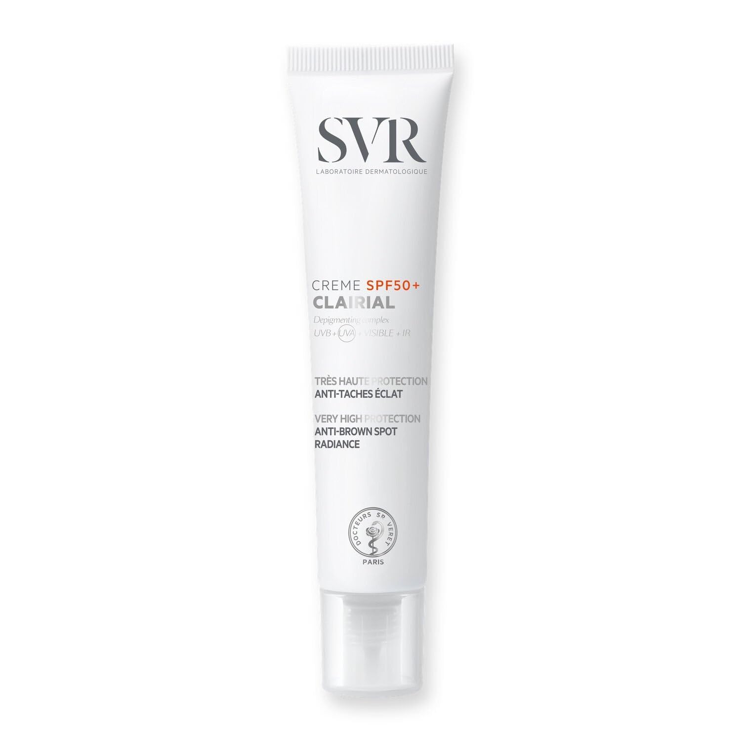 LABORATOIRE SVR - Protection Solaire Anti-Taches SPF50+ Ultra Légère, Hydratation Optimale, Tube 50mL - Lot De 1