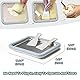 JoyMech Eisplatte zum eis machen, Rolled Ice Cream Maker, Eis Platte Für Ice Rolls, Rolleismaschiene Platte, Eiscreme Maschine, Ice Rolls Platte zum Roll Eis selber machen (Himmelblau)