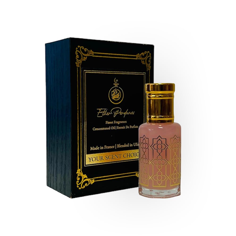 Ether Perfumes Musk Tahara Combo 3Pc Set 3 x 12mL - Alcohol Free Arabian Body Oil Perfume with Glass Dapper (WHITE MUSK+PINK MUSK+ BLUEBERRY MUSK)