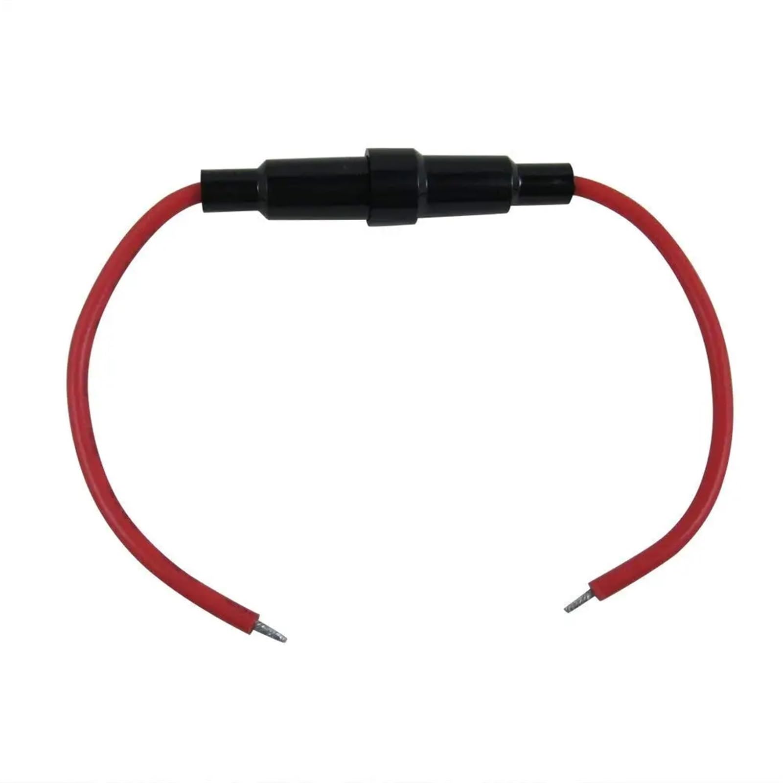 Portafusibile in vetro da 100 pezzi, tipo a vite, 5 x 20 mm, con cavo 22 AWG, 250 V.(5x20 fuse holder)