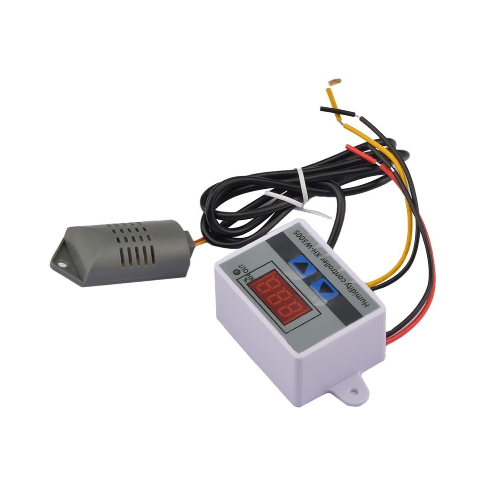 Controlador de humedad digital XH-W3005, 12 V, 24 V, 220 V, higrómetro, regulador de humedad y sensor de humedad.(AC 110-220V 1500W)