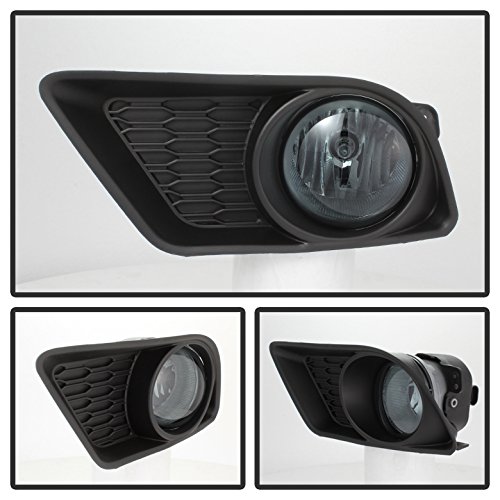 ACANII - For Smoked Lens 2011-2014 Dodge Charger Bumper Fog Lights Driving Lamps Assembly Driver & Passenger Side product thumbnail 3