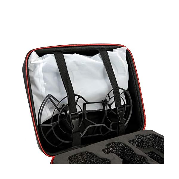 DJFEI Tasche für DJI Mini 2, Tragbare Tragetasche für DJI Mavic Mini 2 Drohne und Fernbedienung Zubehör, Tragbare PU… – Bild 5