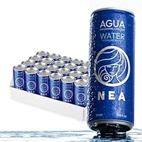 Sprudelwasser NEA in Dosen – Mineralwasser mit Kohlensäure aus den Österreichischen Alpen – 24 x 33cl – BPA- & mikroplastikfrei – 100% recycelbare Aluminiumdosen