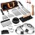 Joyfair Griddle Accessories Kit (18Pcs), Flat Top Grill Tools Set for Outdoor Barbecue Camping, Included Melting Dome, Cast Iron Burger Press,Stainless Steel Spatulas, Burger Turner, Carrying Bag